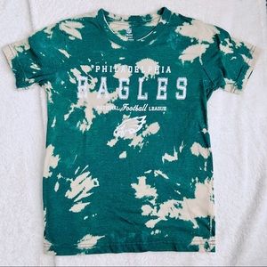 Kids Philadelphia Eagles Bleach Dyed T-Shirt